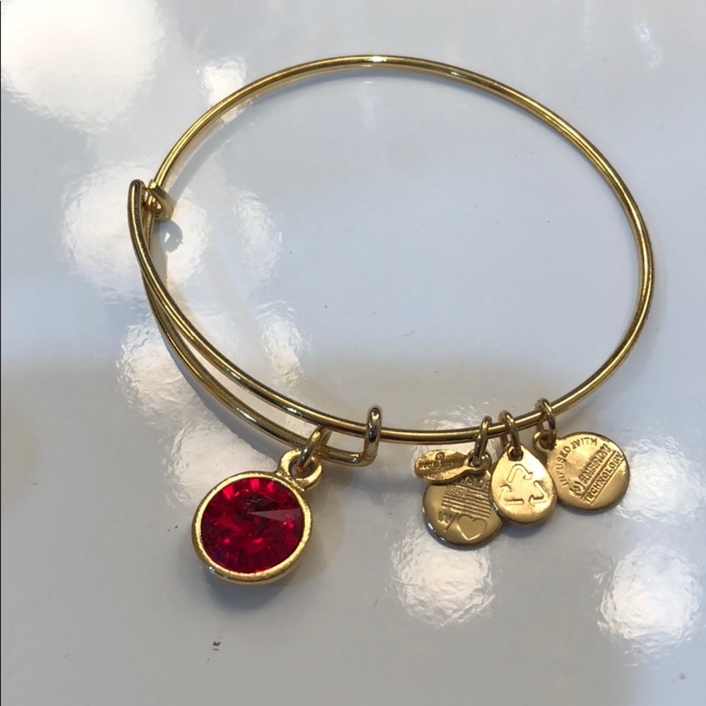 Alex and Ani July birth month bangle